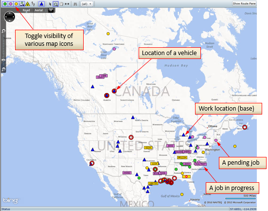 Dispatch Map